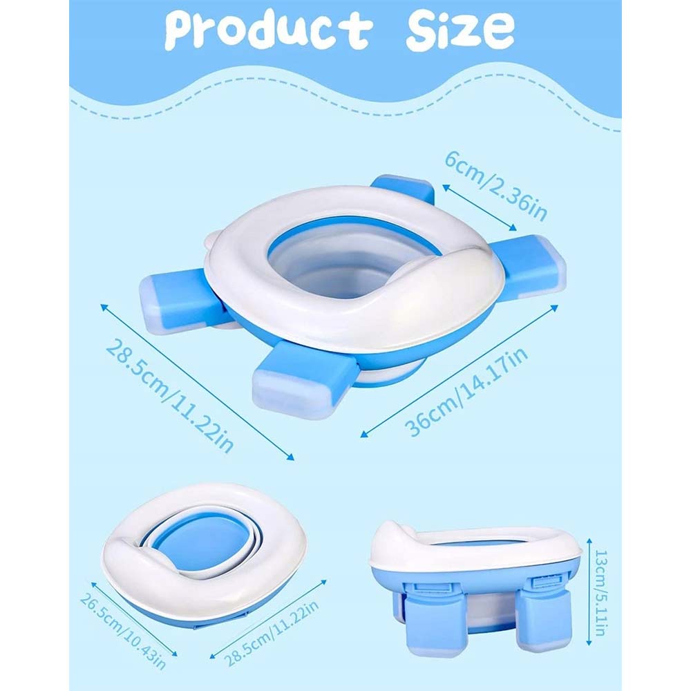 Travel Potty - Reusable Portable Folding Potty for boys and girls Outdoor Camping