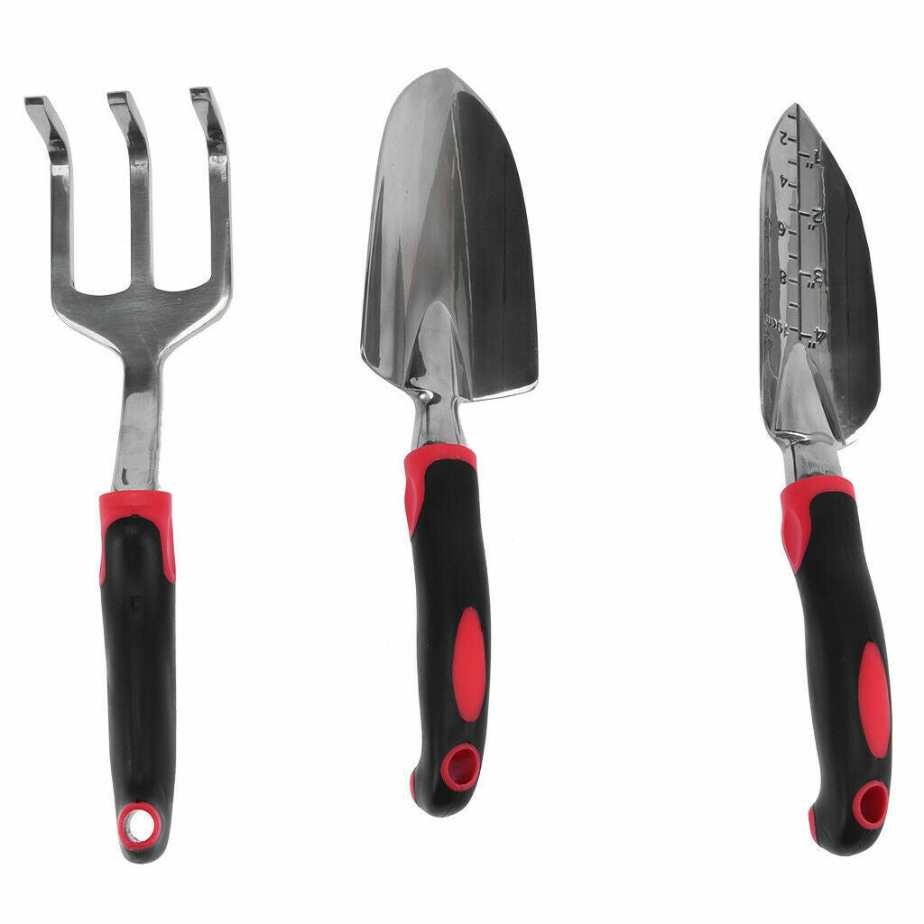 3-Piece Aluminum Alloy Garden Tool Set – For Outdoor Gardens & Vegetable Patches