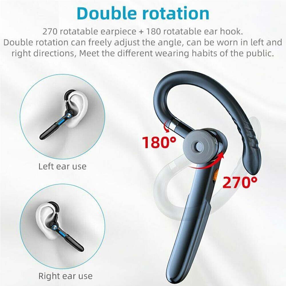 Headset Trucker Earphone Driving Handsfree Wireless Earpiece Earbud Bluetooth