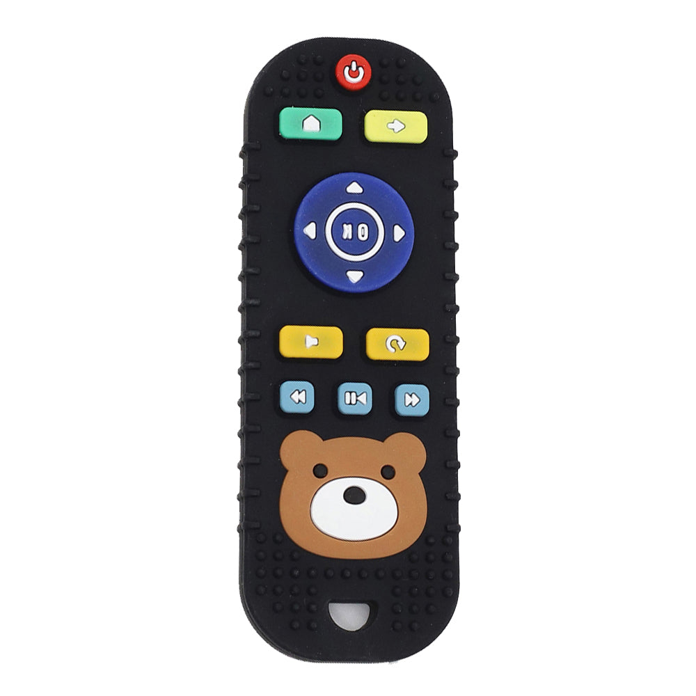 Silicone Teething Remote Control Toy - Soft Chew Teether for Soothing Gums