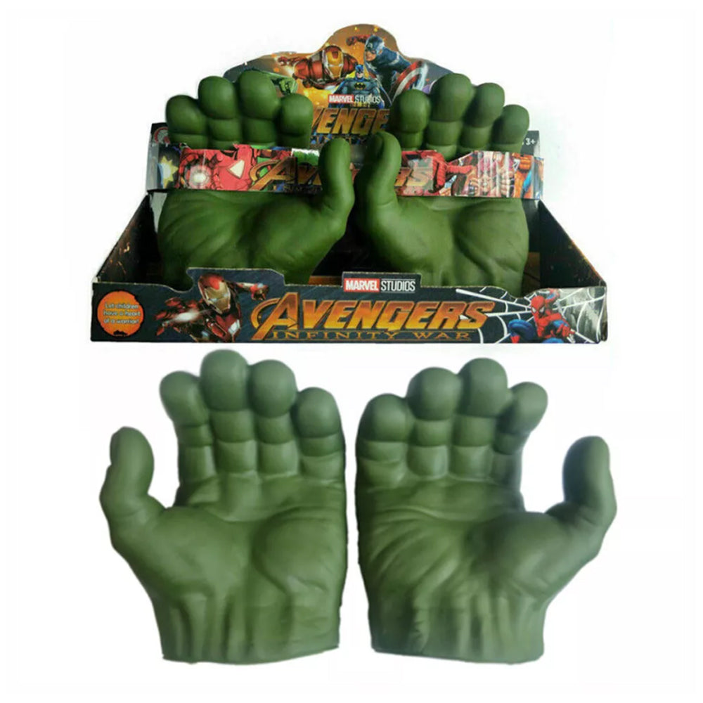 Pair Hulk Smash Hands Avengers Cosplay Soft Toy Gloves Party Doll Toy