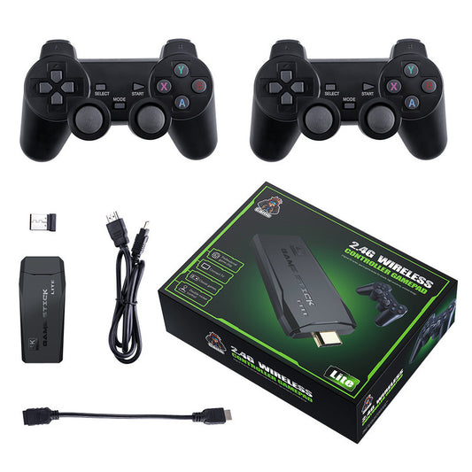 Retro Video Game 64G Stick Console - 20000+ Games 2 Wireless Controller 4K HDMI TV