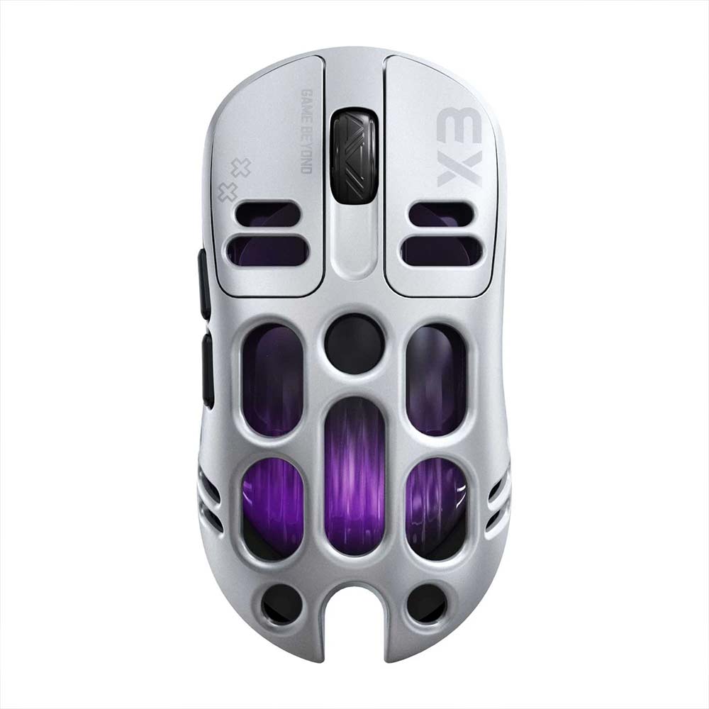 RGB Gaming Mouse TWOLF X3 - PAW3311 12000 DPI, Tri-Mode Wireless/Wired, 500mAh