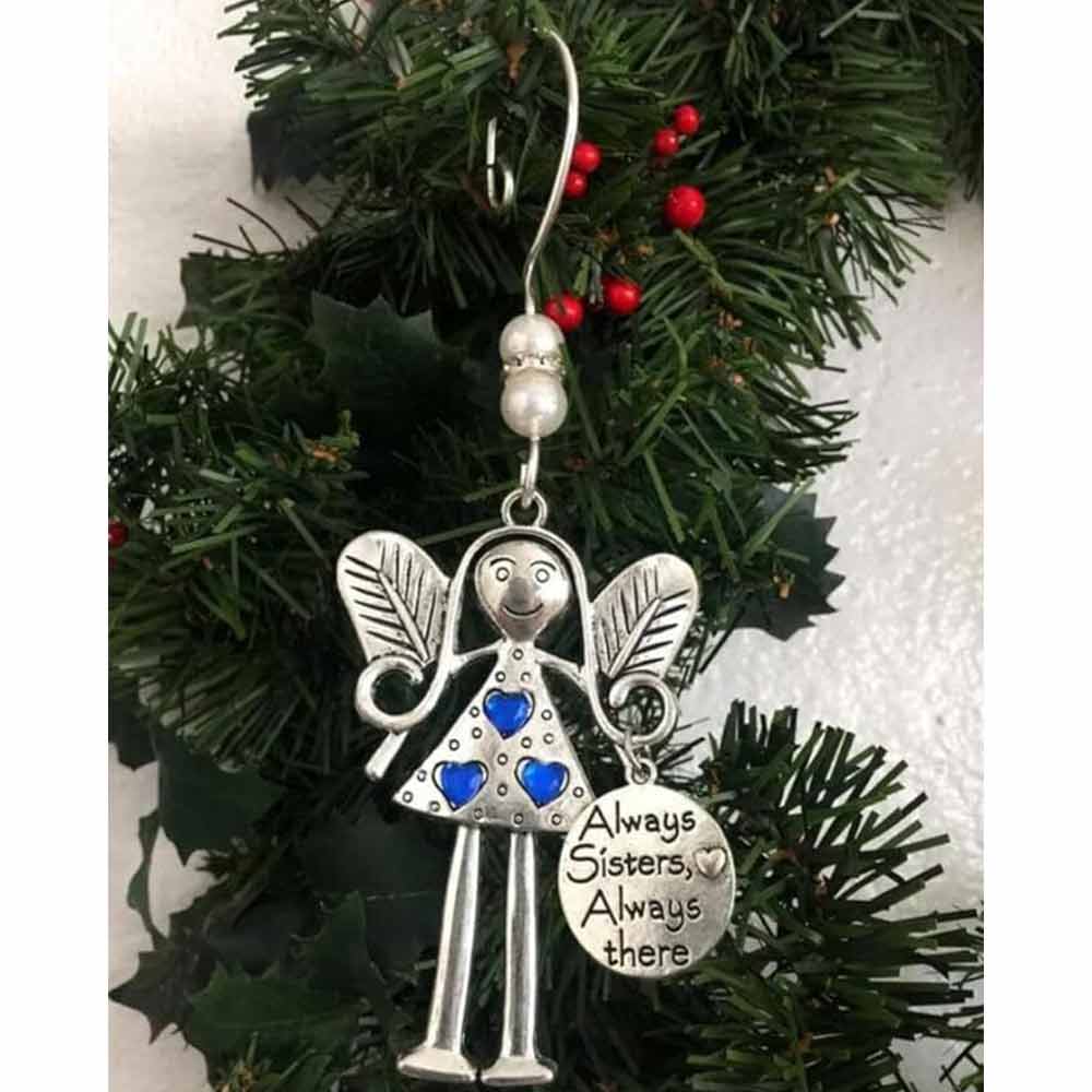 Friend Christmas Angel Ornament Crazy Beautiful Friends Forever-Angel Ornament