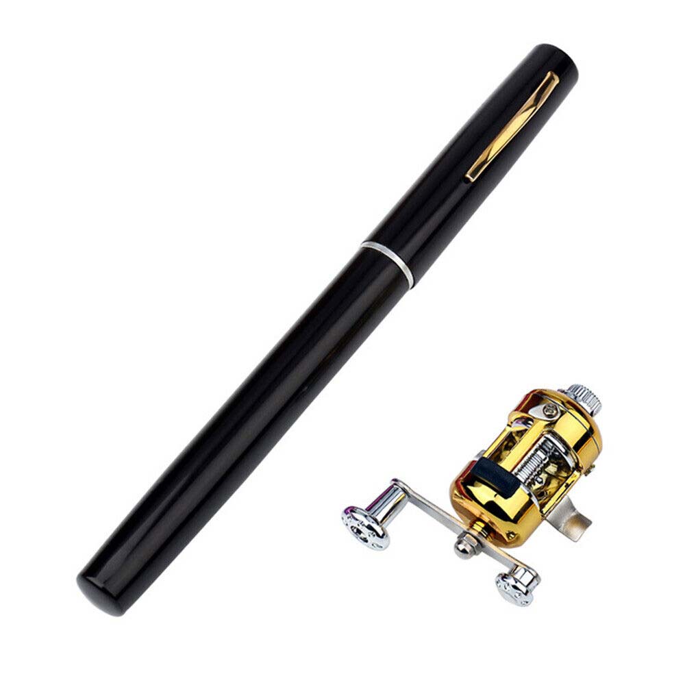 Portable Pocket Size Fishing Rod Telescopic Pen Fishing Pole and Reel Combo