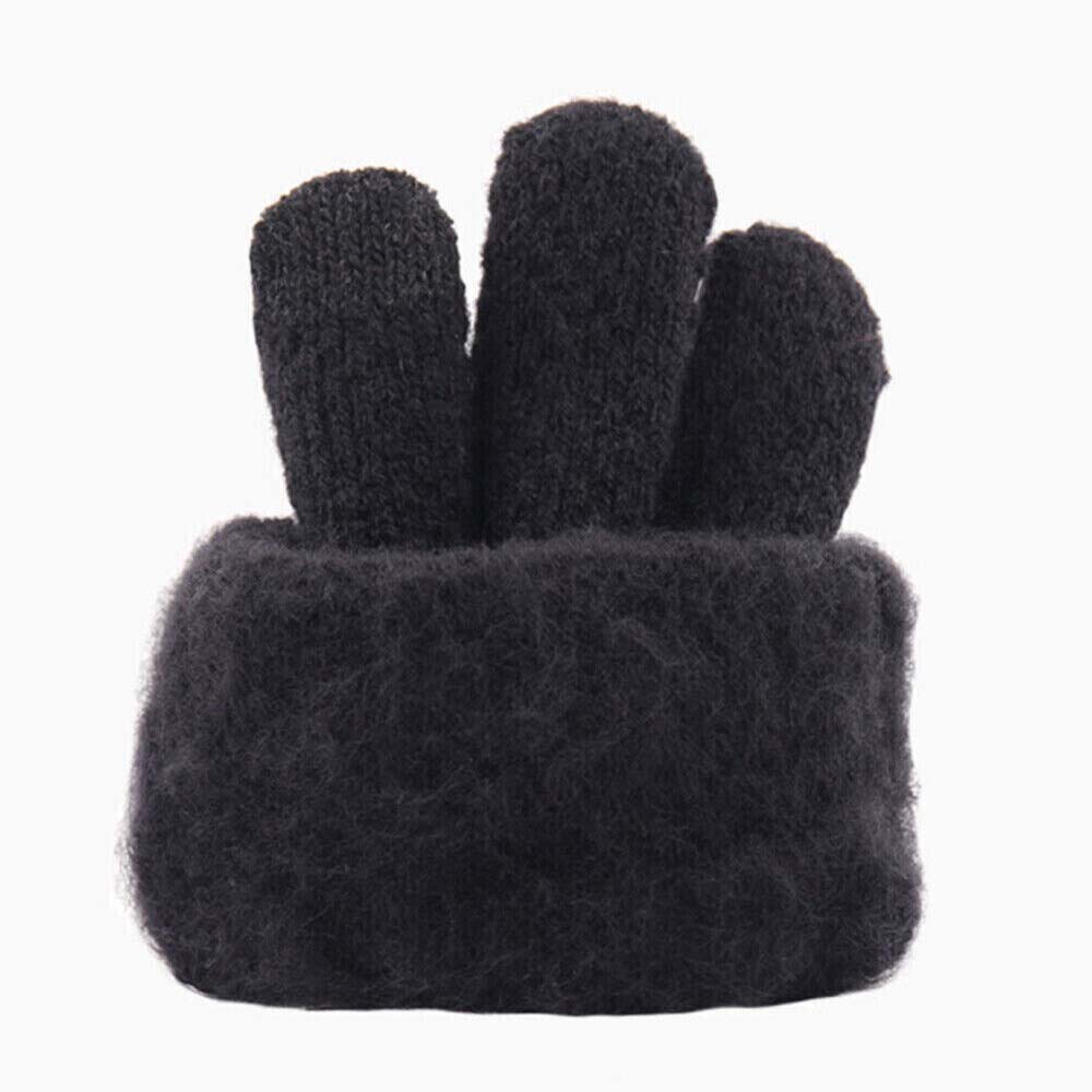 Women Men Winter Gloves Warm Knitted Mittens Touch Screen Mobile Phone Non-slip