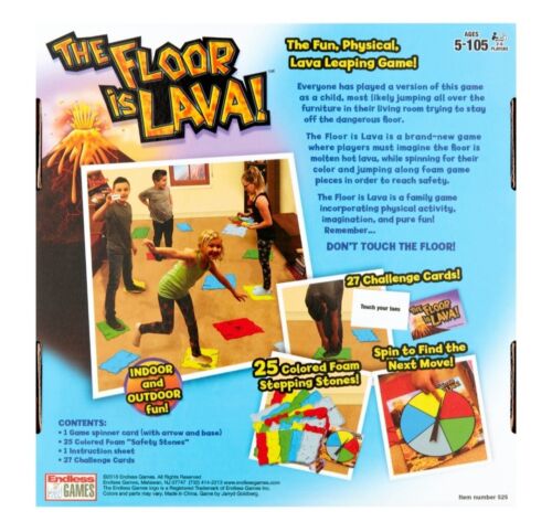 The Floor is Lava! Game – Interactive Kids & Family Activity with Foam Stepping Stones