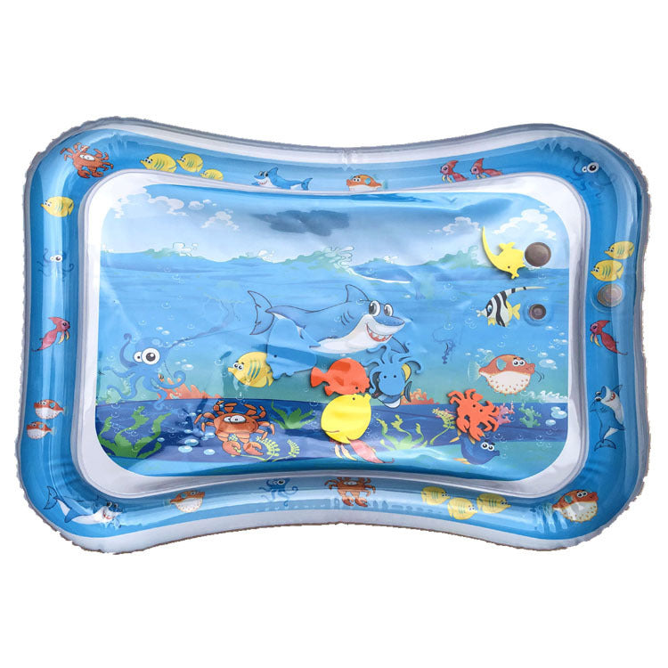 Baby Water Play Mat Inflatable For Infants Toddlers Fun Tummy Time Sea World