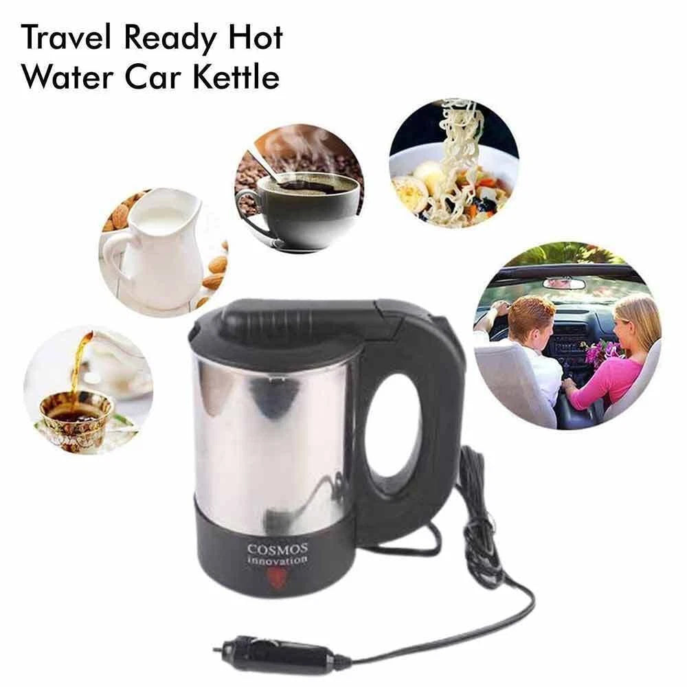 500ML Portable Car Kettle Travel Kettle Water Heater for Caravan RV Camping 12V