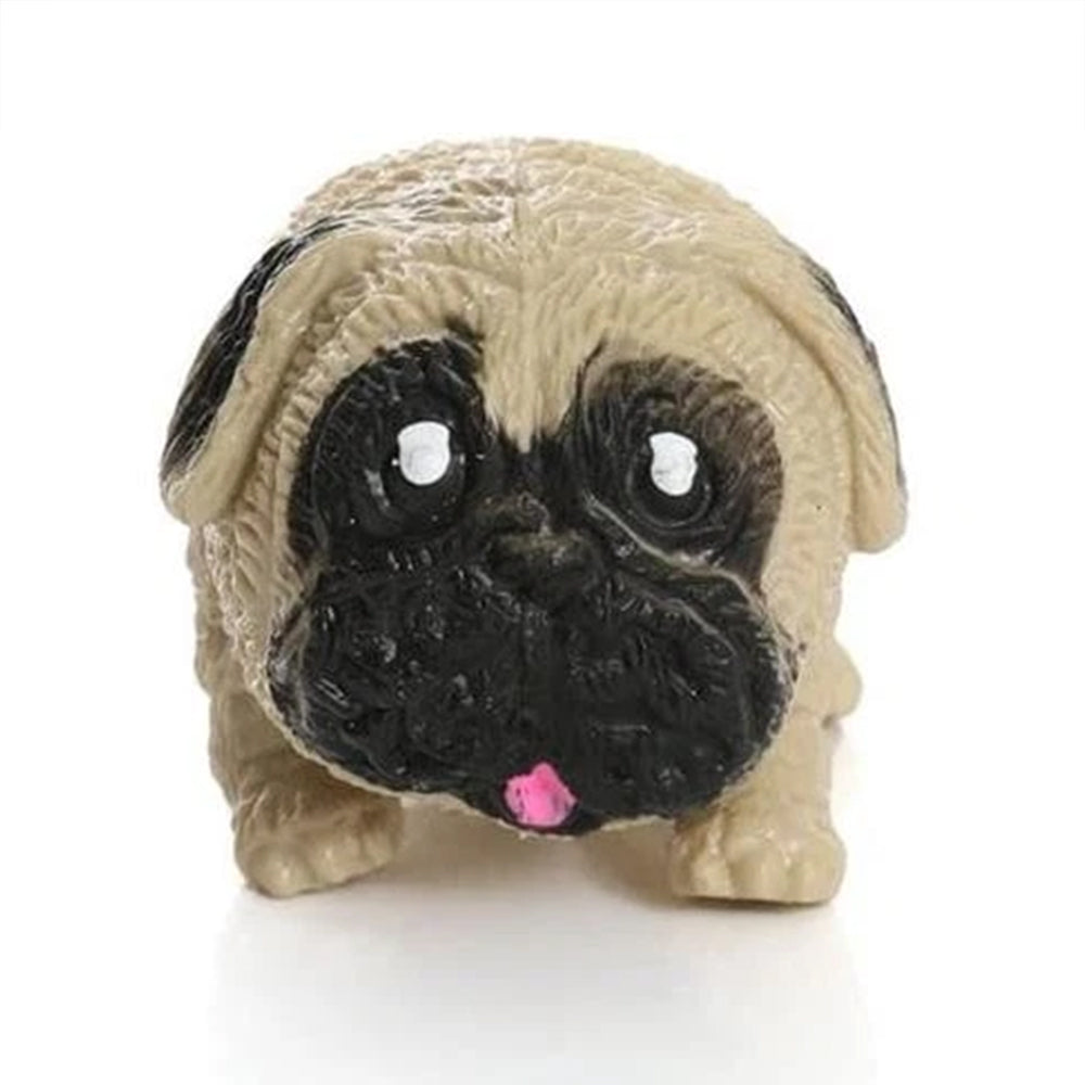 Stretchy Pug Squishy Toy – Fidget Stocking Filler, Sensory Play Gift