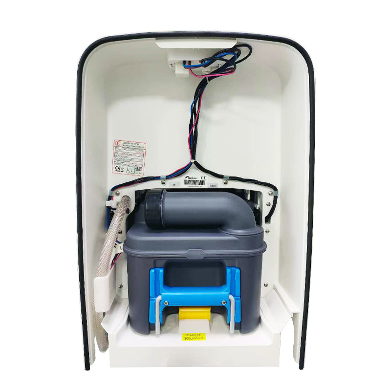 RV Caravan Toilet 3J-W5000 – Compact, Hygienic, Rotating Bowl, 17.2L Tank