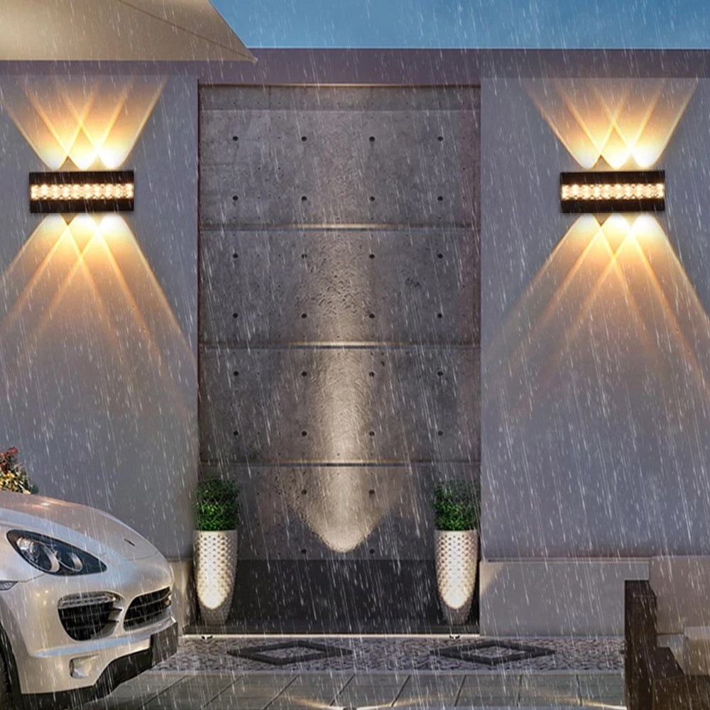 Modern LED Wall Light – IP65 Waterproof 10W Up/Down Sconce for Garden/Patio