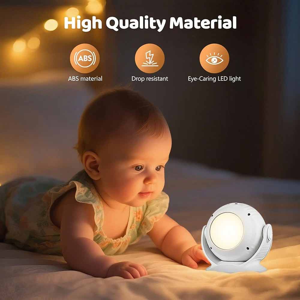 Planetarium Star Projector – 360° Rotating LED Night Light, USB-C 4000mAh