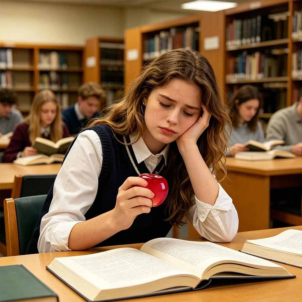 Apple Squishy Stress Ball – Red Fruit Fidget Sensory Toy for ADHD Anxiety