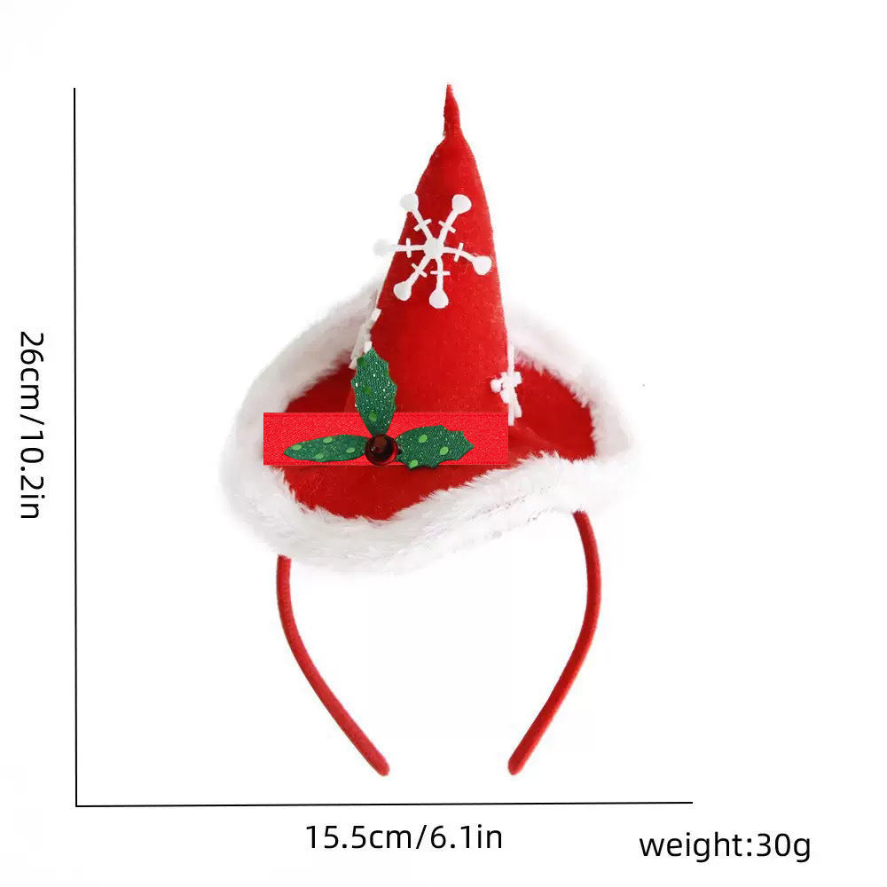 Festive Christmas Headband – Elf Hat & Santa Legs Party Decoration Headwear