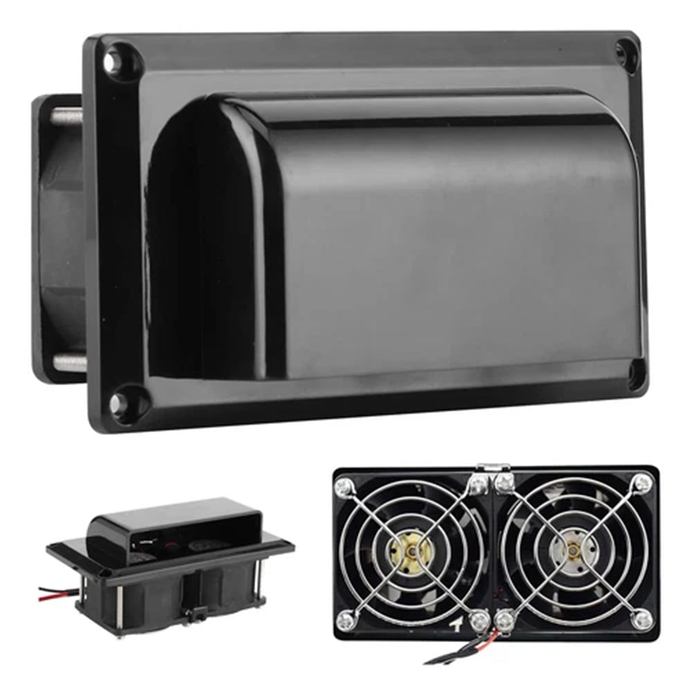12V RV Side Air Vent – Low Noise Ventilator Exhaust Fan for Caravan & Trailer