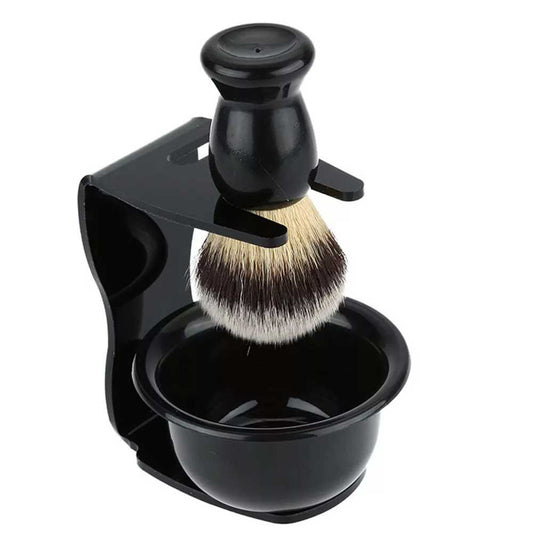 Holder Rack Stand Shave Safety Razor Bowl Tool Set Men Shaving Brush Mug Cup