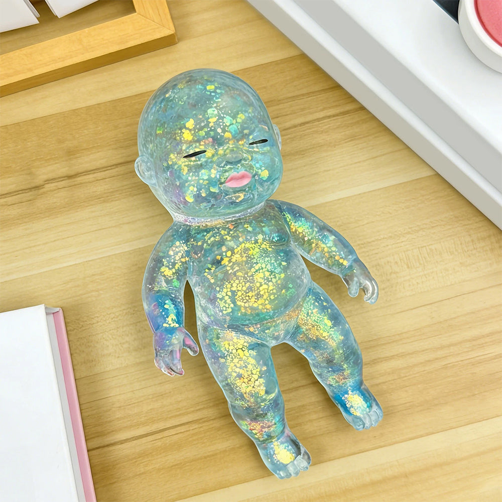 1x Baby Squishy Toy – Random Color, Soft Stress Relief Squeeze Toy