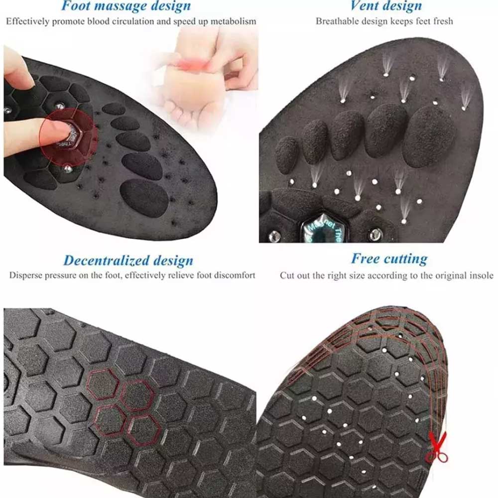 Acupressure Insoles,Magnetic Acupressure Insoles for Women /Men