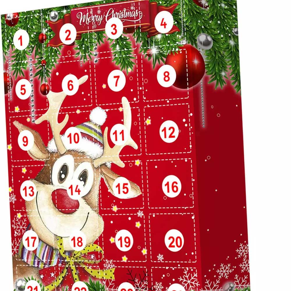 Advent Calendar Kids Christmas Calendar with Hanging Toys 24pcs