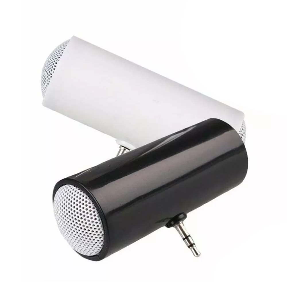 2X Mini Portable Speakers - 3.5mm Plug-in Line-in Stereo Speakers for Phone Tablet