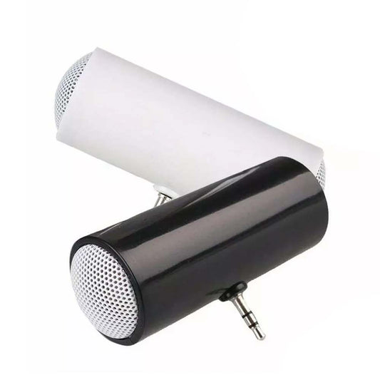 2X Mini Portable Speakers - 3.5mm Plug-in Line-in Stereo Speakers for Phone Tablet