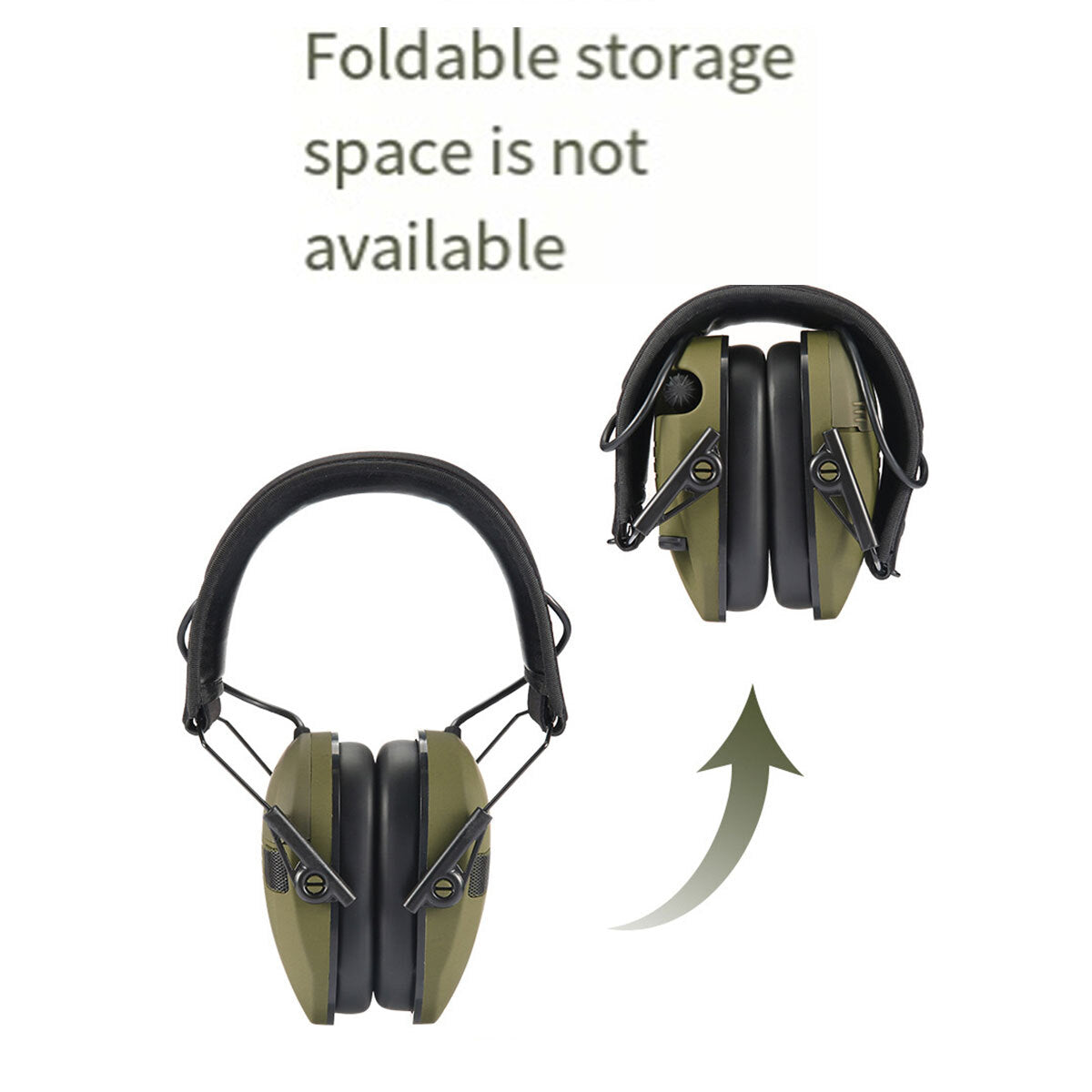 Outdoor Hunting Tactical Earmuffs – Electronic Noise Reduction for Shooting Hearing Protection