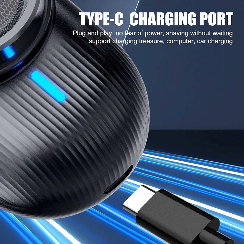 Mini Portable Electric Shaver - USB Rechargeable Travel Razor for Men & Women