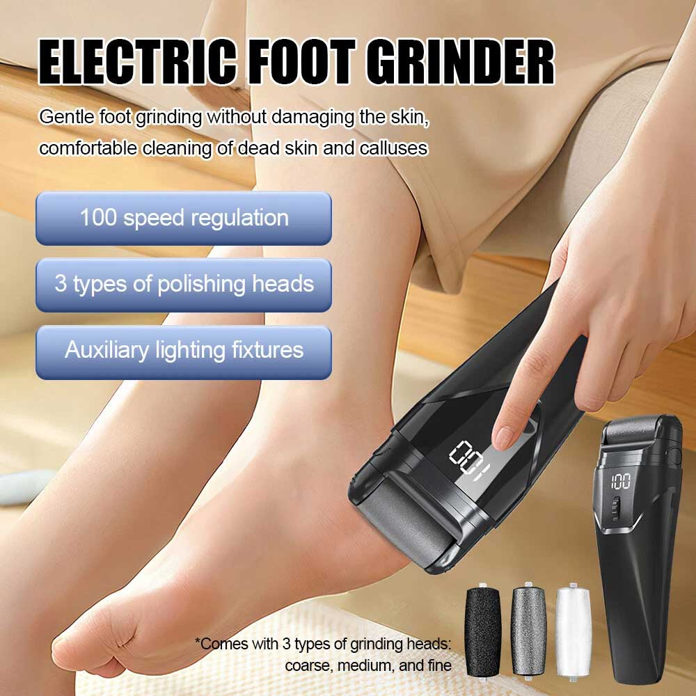 Electric Care Pedicure Foot File Hard Dead Skin Callus Remover Foot Grinder Kit