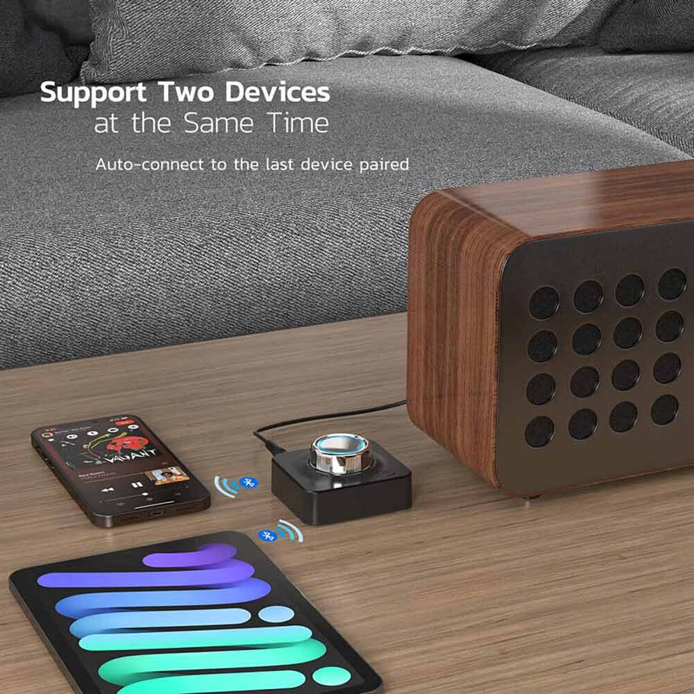 Bluetooth 5.0 Audio Receiver Bar Wireless Stereo Adapter 3.5mm AUX RCA Cable NEW