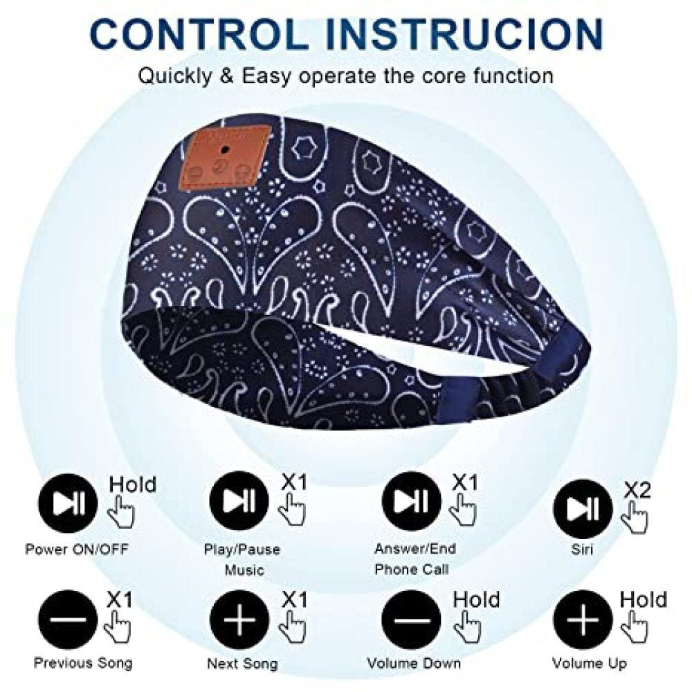 Wireless Bluetooth Sleep Eye Mask Headphones Headset Earphones Sleeping Mask