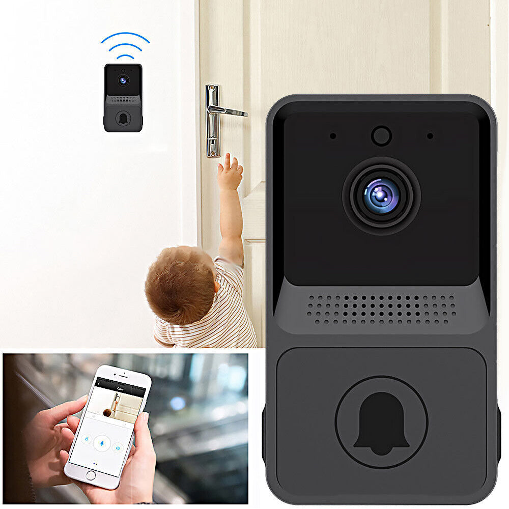 Wireless Doorbell Visible Door Bell WiFi Smart Intercom Ring Security