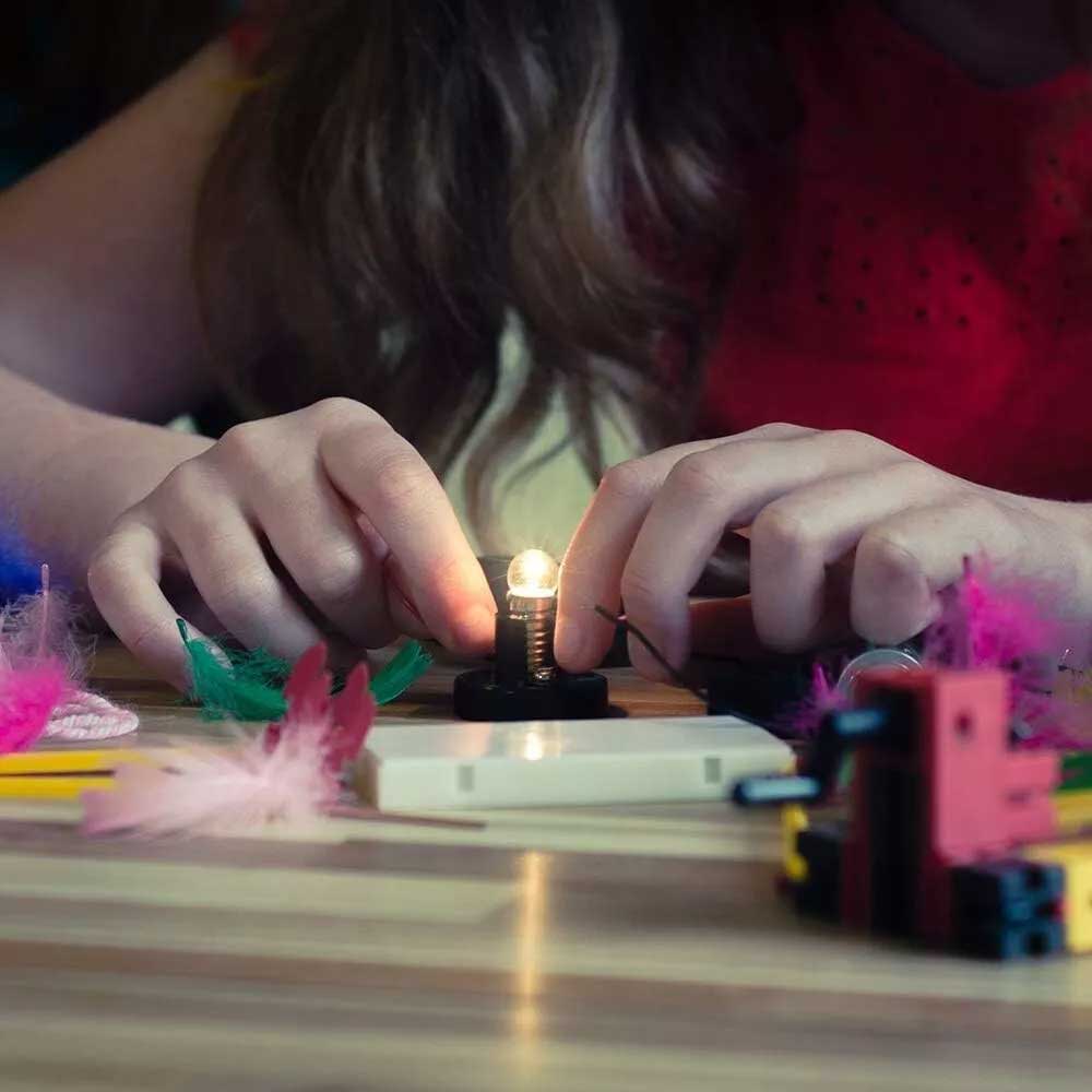 Electric Circuit Motor Kit | STEM Science Experiment Educational Montessori Toy for Kids 8+