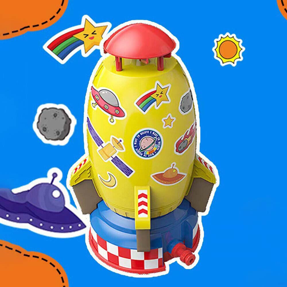 Rocket Launcher Space Rocket Jet Sprinkler Summer Water Play Toys for Child Kids