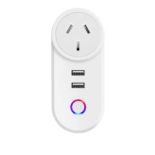 WiFi Dual Smart Home Socket – Outlet Adaptor with App Control for Alexa & Google