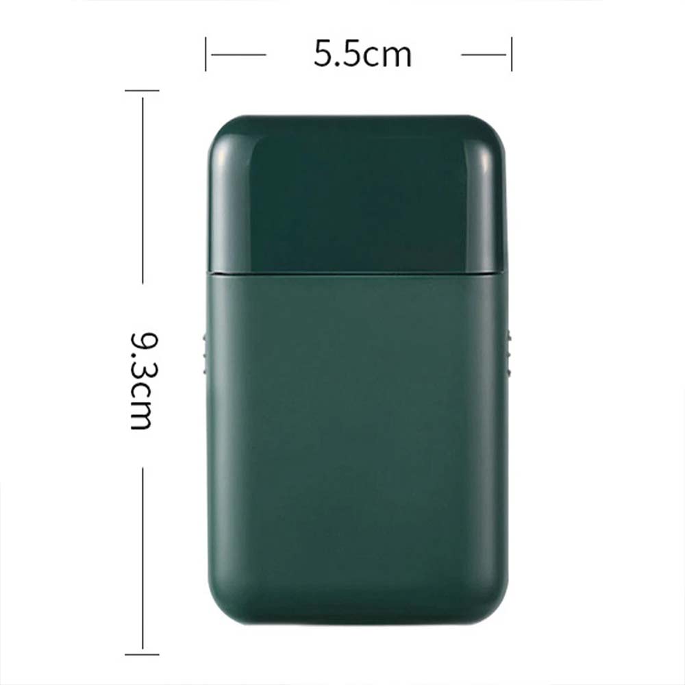 Mini USB Rechargeable Shaver - Pocket Sized Portable Electric Razor for Men
