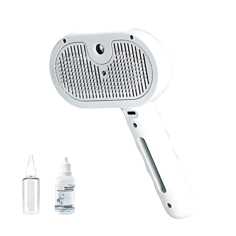 Pet Grooming Spray Brush – Anti-Shedding Pin Comb for Dogs & Cats