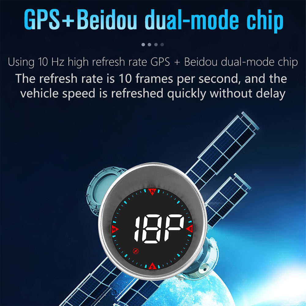 Universal Car Head Up Display G5 HUD GPS Speedometer Speed Warning Alarm