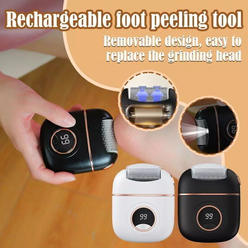 Professional Electric Foot Grinder File Callus Dead Skin Remover Pedicure Tool Free Tips