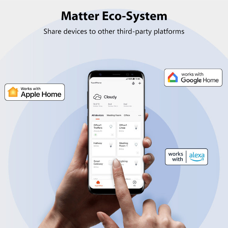 WiFi Magnetic Door Alarm – Smart Sensor with Matter Thread & Phone Alert