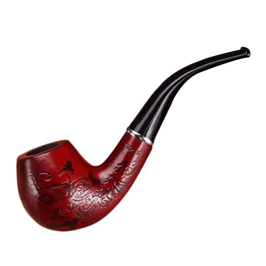 Vintage Wooden Pipes Smoking Pipe Durable Tobacco Cigar Cigarette Unique Gift