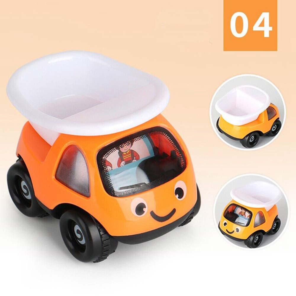 4Pcs Toy Gifts Cars Pull Back and Go Vehicles Set for Boys Toddler Kids Baby