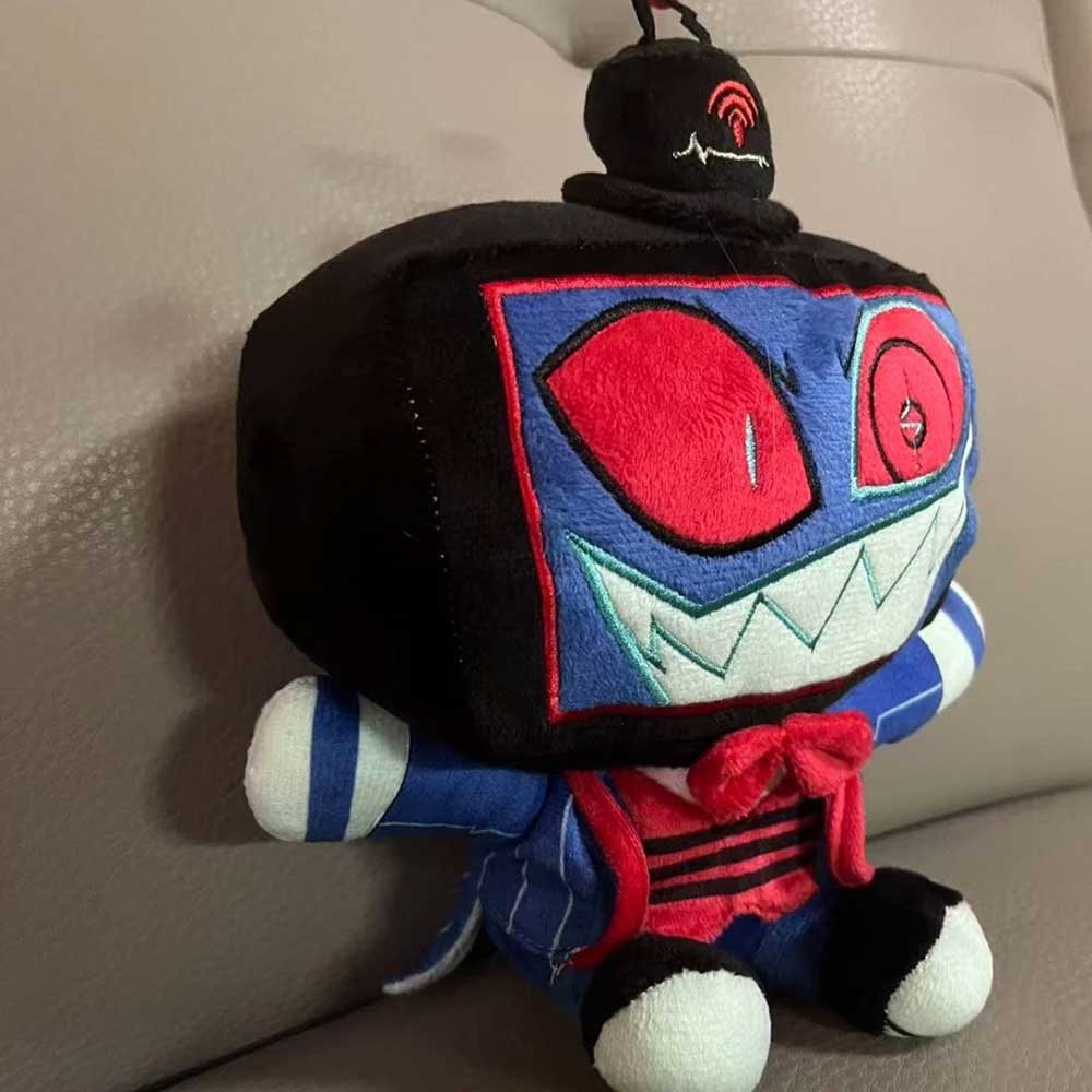 Blue Hazbin Hotel Vox Plush Toy - Character Doll Gift for Fans