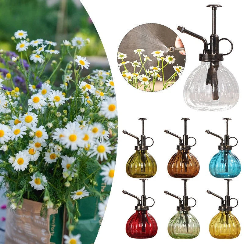 Glass Plant Mister Indoor Watering Can House Water Spray Sprayer Bottle