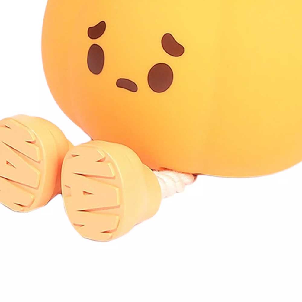 Pumpkin Night Light for Kids 30Min Timer Control, Silicone Touch Bedroom Baby
