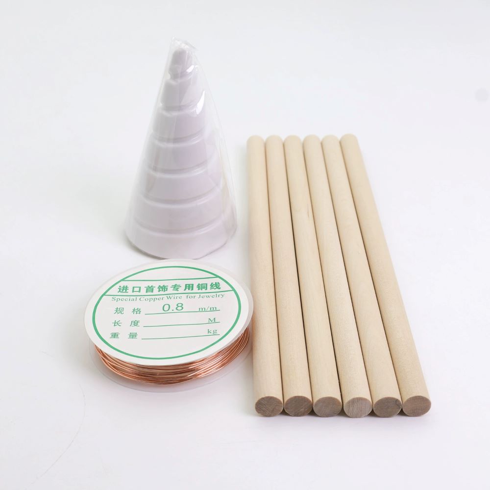 Electroculture Plant Support – Copper Spiral Stand for Climbing Flowers & Veggies