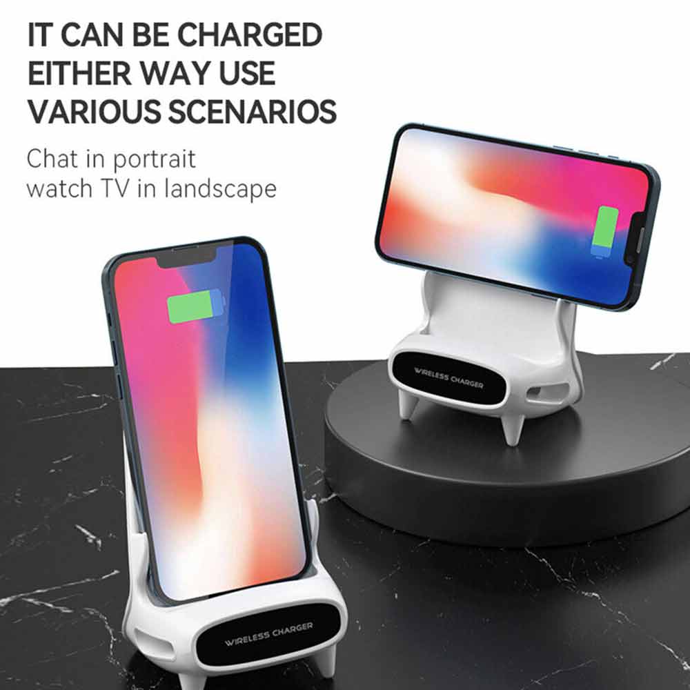 Multifunctional Wireless Fast Charging Station Portable Mini Chair For All Phone