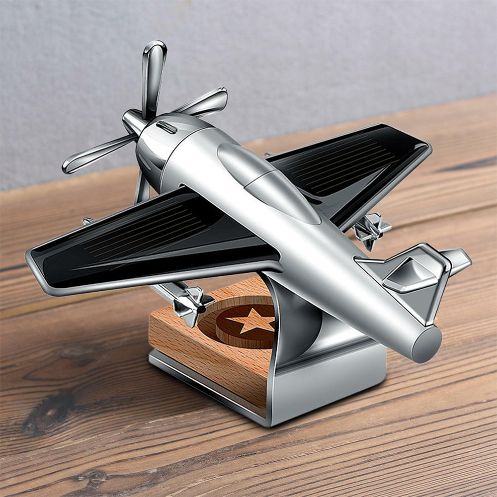 Solar Car Perfume Air Freshener Dashboard Airplane  Interior Rotating Gift Decor
