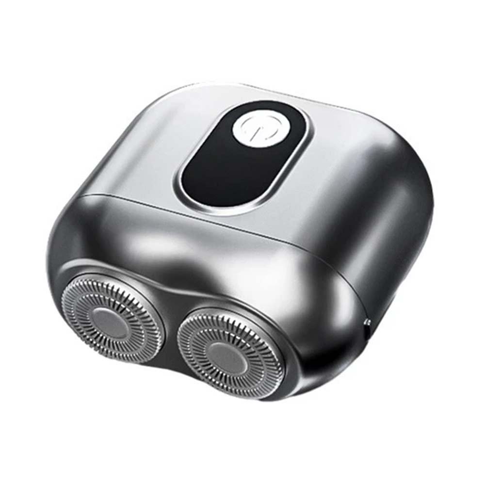 Portable Rotary Travel Shaver - Cordless Wet & Dry Beard Trimmer, High Speed