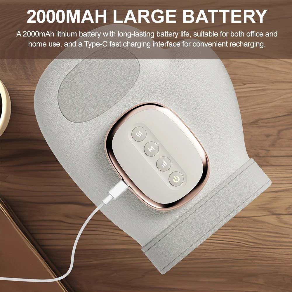 Cordless Hand Massager with Heat & Compression - for Arthritis & Carpal Tunnel
